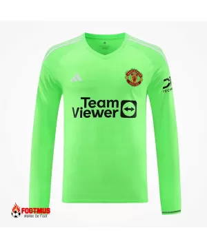 Maillot de gardien de but à manches longues Manchester United Vert 2023/24