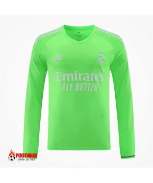 Maillot de gardien de but à manches longues Real Madrid Vert 2023/24