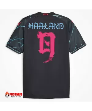 Maillot de Manchester City Haaland #9 Japanese Tour Printing Third 2023/24