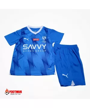 Maillot domicile Al Hilal pour enfants maillot + short 2023/24