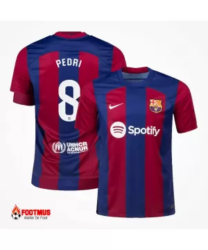 Maillot Domicile Barcelone Pedri #8 2023/24