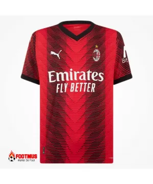 Maillot domicile de l'AC Milan version joueur 2023/24