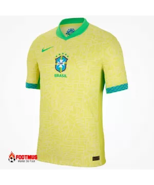 Maillot domicile du Brésil version joueur Copa America 2024