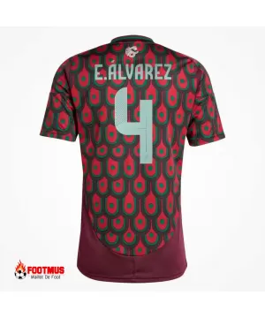 Maillot domicile E.álvarez #4 Mexique Copa America 2024