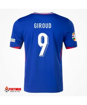 Maillot Domicile France Giroud #9 Euro 2024