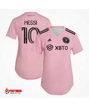 Maillot domicile Inter Miami CF Messi #10 pour femme 2022