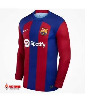 Maillot Domicile Manches Longues Barcelone 2023/24