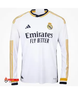 Maillot domicile à manches longues du Real Madrid version joueur 2023/24