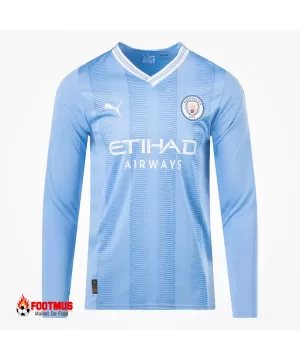 Maillot Domicile Manches Longues Manchester City 2023/24