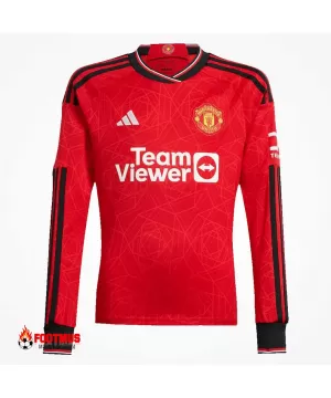 Maillot Domicile Manches Longues Manchester United 2023/24