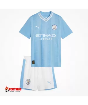 Maillot Domicile Manchester City 2023/24 pour Enfant