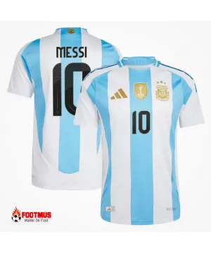 Maillot domicile Messi #10 Argentine Version joueur Copa America 2024