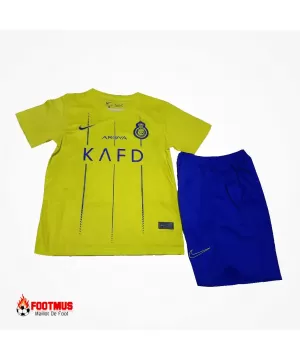 Maillot et short domicile Al Nassr pour enfants 2023/24