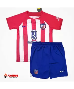 Maillot et short domicile Atletico Madrid pour enfant 2023/24