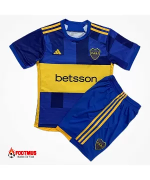 Maillot et short à domicile Boca Juniors pour enfants 2023/24