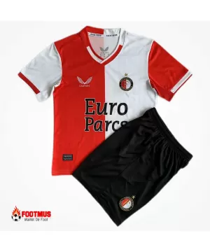 Maillot et short domicile Feyenoord pour enfants 2023/24