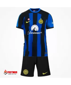 Maillot et short domicile Inter Milan 2023/24 pour enfant