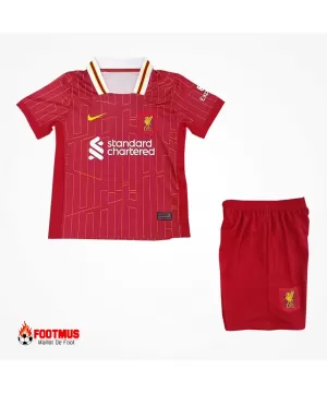 Maillot et short à domicile Liverpool pour enfants 2024/25