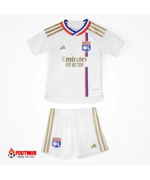 Maillot et short domicile Olympique Lyonnais pour enfant 2023/24