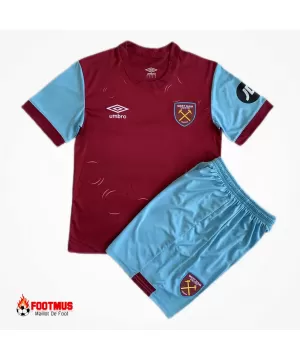 Maillot et short à domicile pour enfants West Ham United 2023/24