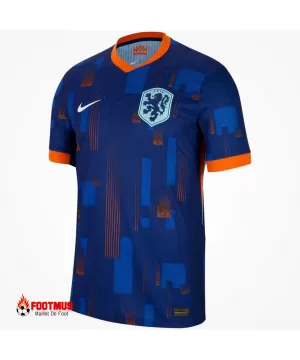 Maillot extérieur des Pays-Bas version joueur Euro 2024