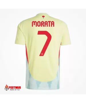 Maillot extérieur Espagne Morata #7 Euro 2024