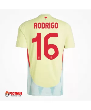 Maillot extérieur Espagne Rodrigo #16 Euro 2024