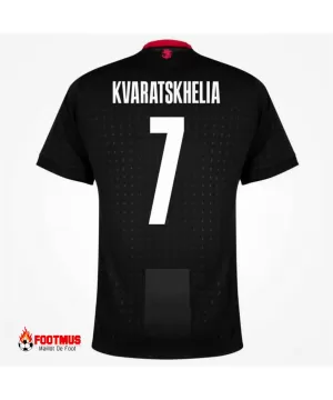 Maillot extérieur Géorgie Kvaratskhelia #7 Euro 2024