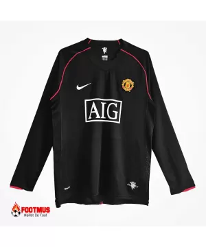 Maillot extérieur à manches longues rétro Manchester United 2007/08