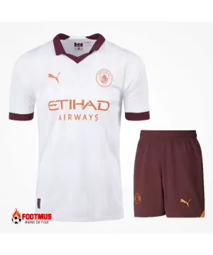 Maillot extérieur Manchester City + short 2023/24