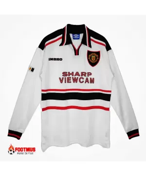 Maillot extérieur rétro à manches longues de Manchester United 1998/99