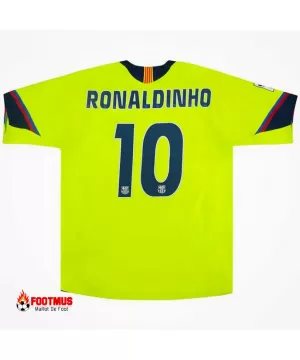 Maillot extérieur rétro Ronaldinho #10 de Barcelone 2005/06