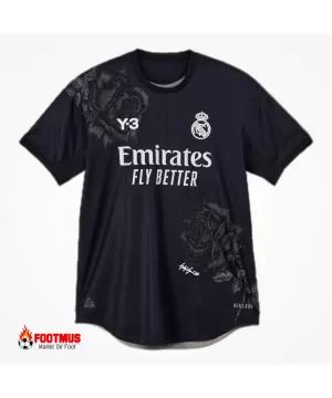 Maillot Quatrième Joueur Real Madrid Y-3 Noir Version 2023/24