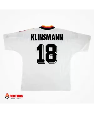 Maillot rétro Allemagne Klinsmann #18 Domicile 1994