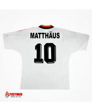 Maillot rétro Allemagne Matthäus #10 Domicile 1994