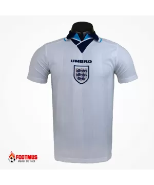 Maillot rétro Angleterre domicile réplique Coupe d'Europe 1996