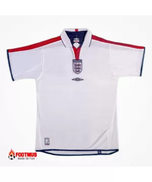 Maillot rétro Angleterre domicile réplique Coupe d'Europe 2004