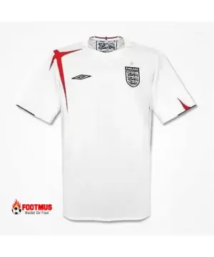 Maillot rétro Angleterre domicile Réplique Coupe du monde 2006