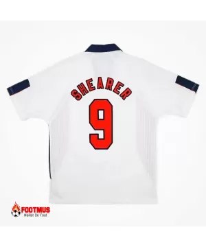 Maillot rétro Angleterre Shearer #9 Réplique domicile Coupe du monde 1998