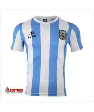 Maillot rétro Argentine domicile Coupe du monde 1986