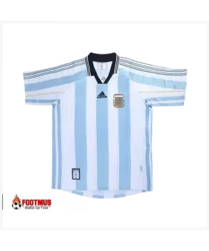 Maillot rétro Argentine domicile Coupe du monde 1998