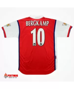 Maillot rétro Arsenal Bergkamp #10 Domicile 1998/99