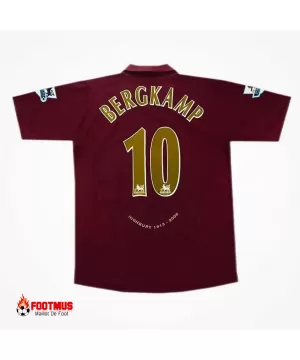 Maillot rétro Arsenal Bergkamp #10 Domicile 2005/06