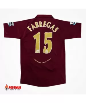 Maillot rétro Arsenal Fabregas #15 Domicile 2005/06