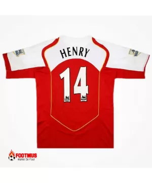 Maillot rétro Arsenal Henry #14 Réplique domicile 2004/05