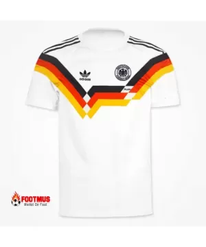 Maillot rétro de l'Allemagne de l'Ouest pour la Coupe du monde 1990