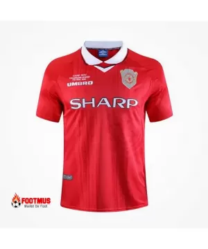 Maillot rétro de la finale de l'UCL de Manchester United à domicile 1999/00