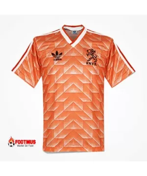 Maillot rétro des Pays-Bas à domicile Coupe d'Europe 1988