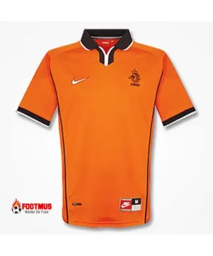 Maillot rétro des Pays-Bas à domicile Coupe du monde 1998