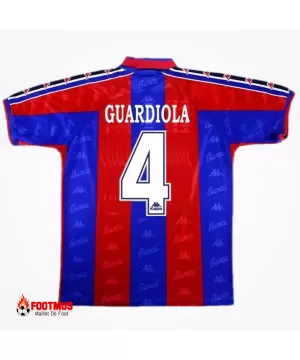 Maillot rétro domicile Barcelone Guardiola #4 1996/97